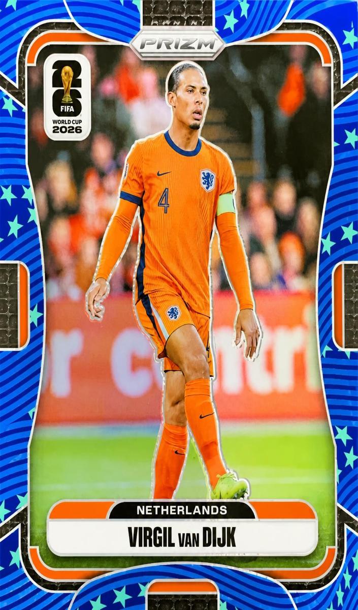 2026 Panini Prizm FIFA World Cup Virgil van Dijk [Old Glory] #306 card
