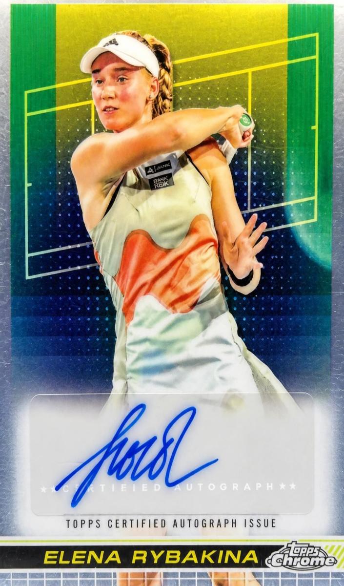 2024 Topps Chrome Elena Rybakina #TCA-ERA card