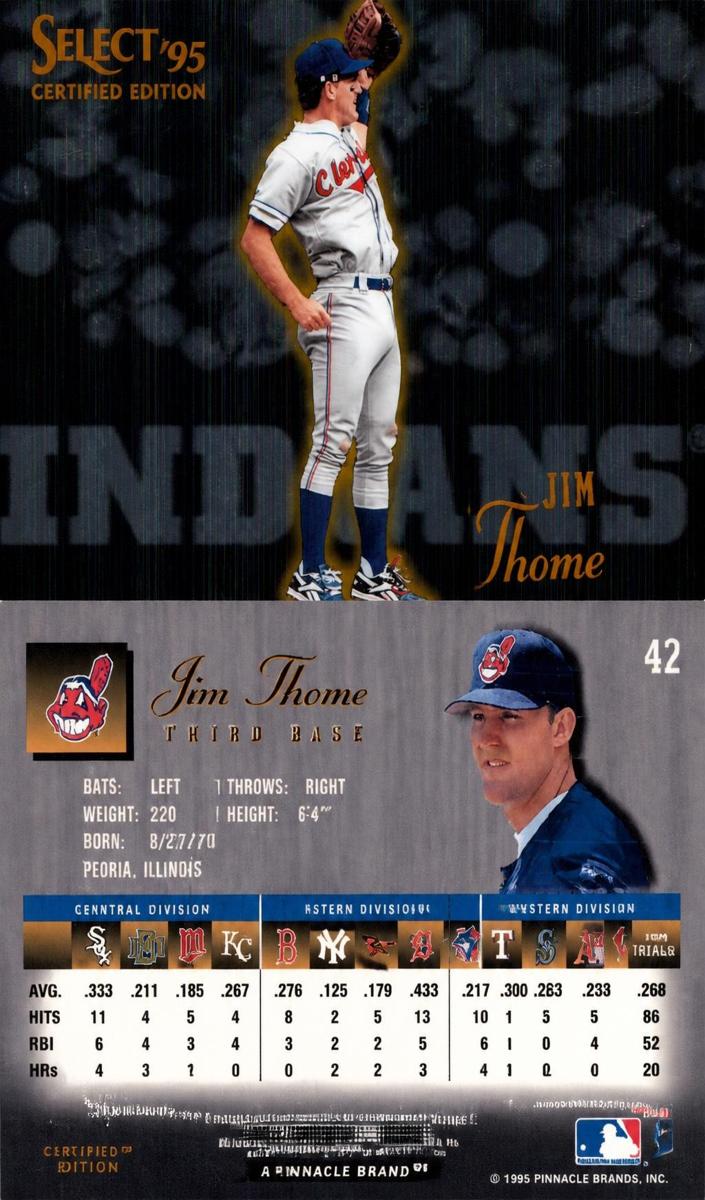 1995 Jim Thome #42