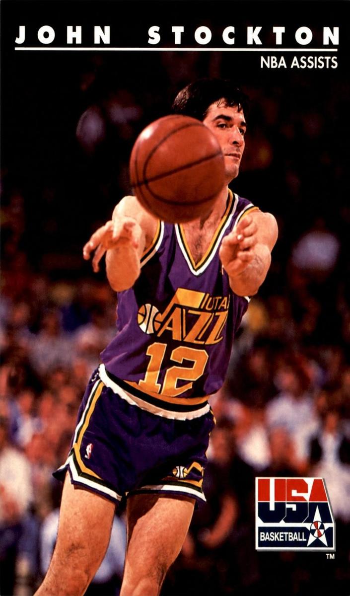 1992 John Stockton [NBA Assists] #90
