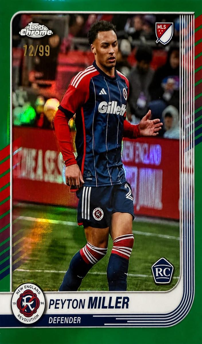 2025 Peyton Miller [Green Refractor] #15