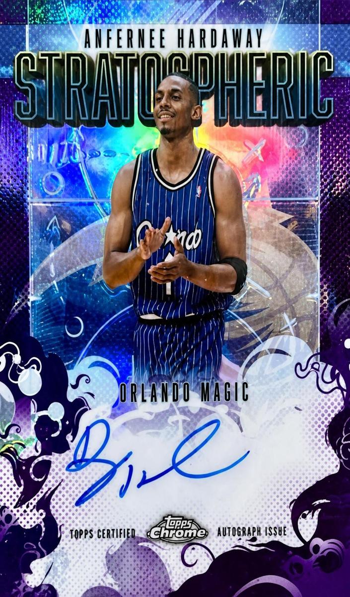 2025 Topps Chrome Stratospheric Signature Anfernee Hardaway #SM-AH card