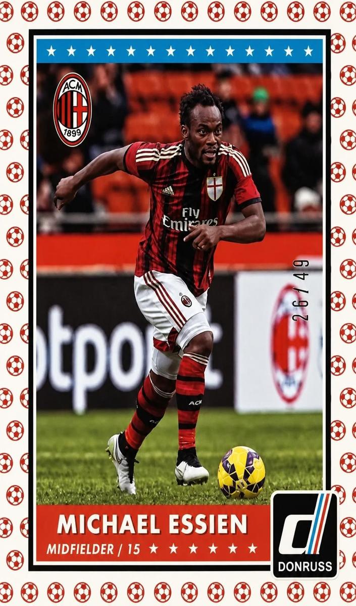 2015 Panini Donruss Michael Essien #9 card