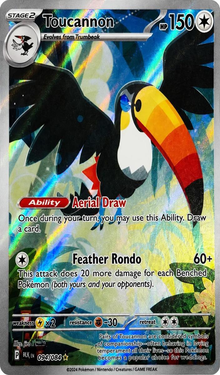 Toucannon 2026 Pokemon Mega Evolution Pitch Black