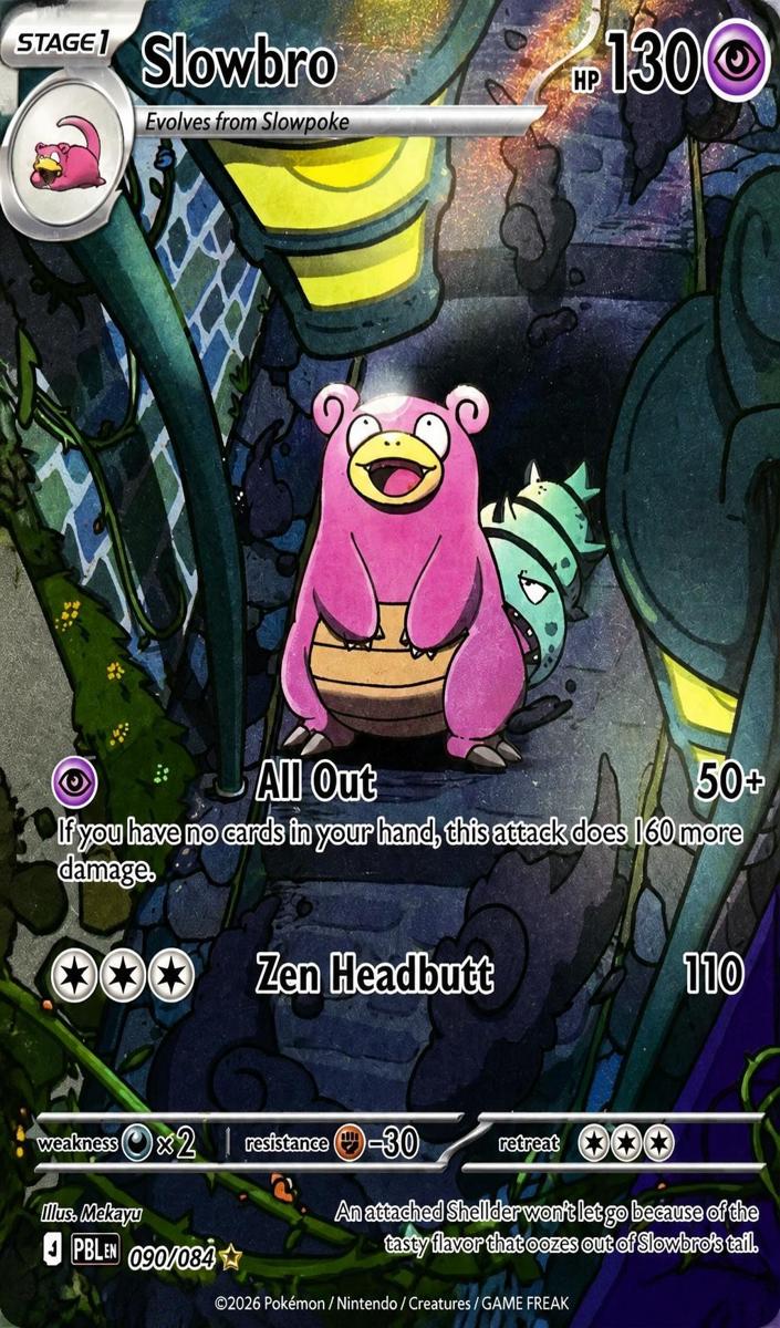 Slowbro 2026 Pokemon Mega Evolution Pitch Black