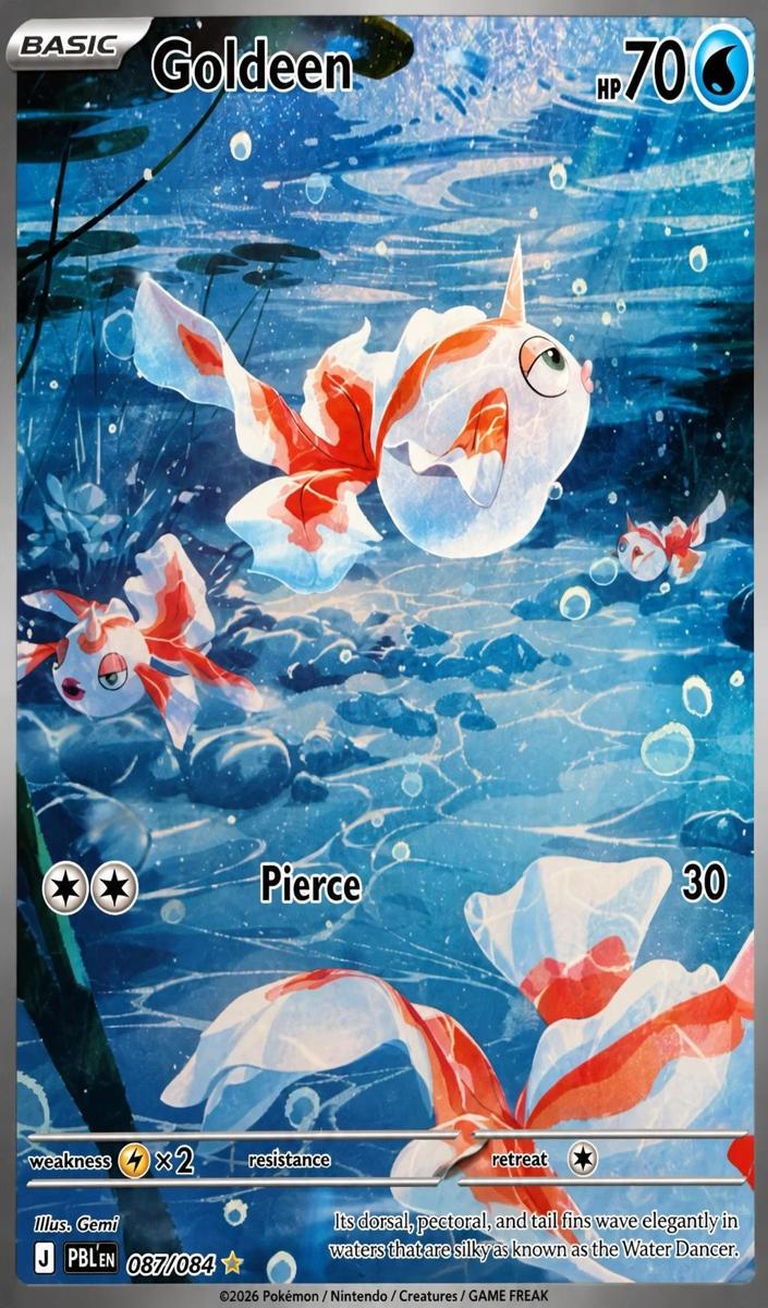Goldeen 2026 Pokemon Mega Evolution Pitch Black