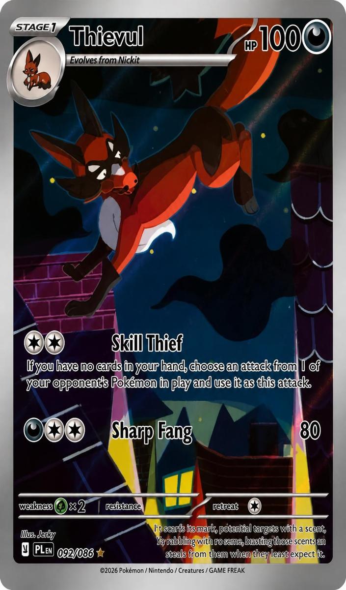 Thievul 2026 Pokemon Mega Evolution Pitch Black