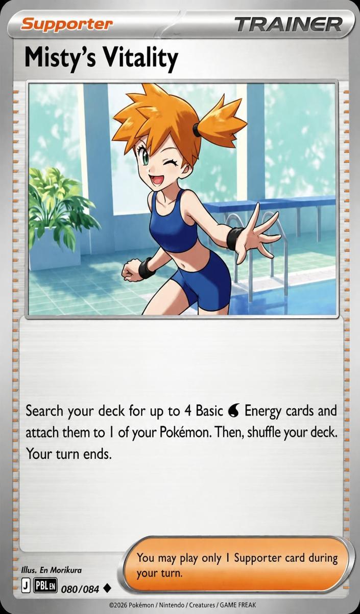 Misty's Vitality 2026 Pokemon Mega Evolution Pitch Black