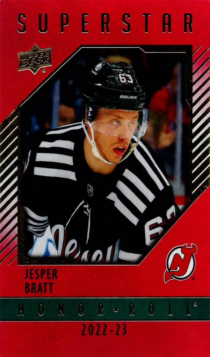 2022 Upper Deck Jesper Bratt #HR-23 card