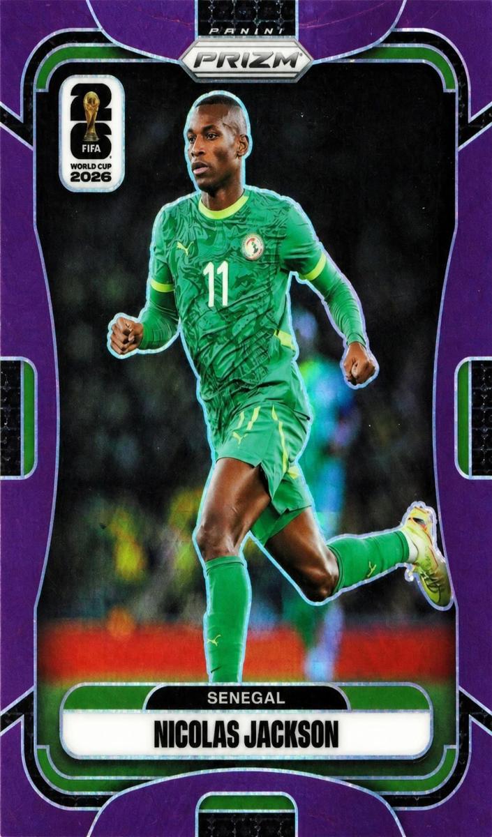 2026 Panini Prizm FIFA World Cup Nicolas Jackson #402 card