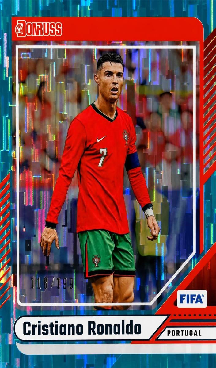 2024 Panini Donruss Cristiano Ronaldo [Teal] #115 card
