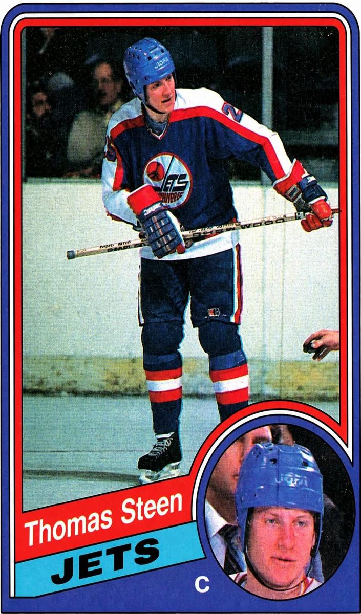 1984 O-Pee-Chee Thomas Steen #348 card