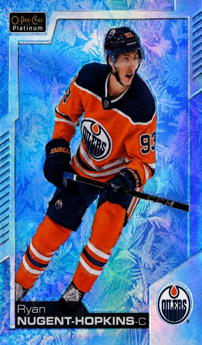 2020 O-Pee-Chee Platinum Ryan Nugent-Hopkins [Arctic Freeze] #136 card
