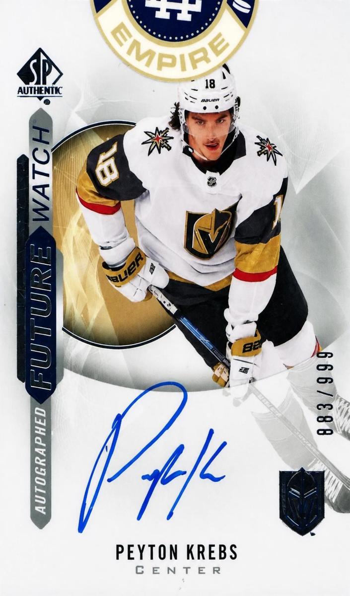 2020 SP Authentic Peyton Krebs #167 card