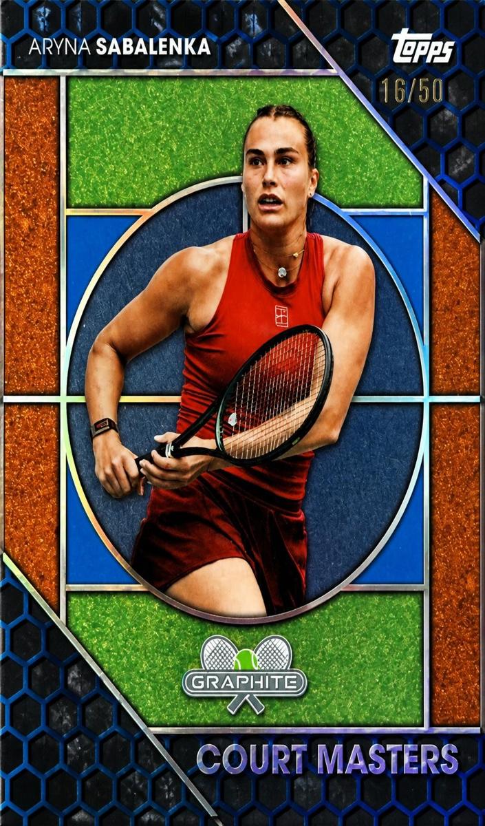 2026 Topps Graphite Court Masters Aryna Sabalenka #CM-2 card