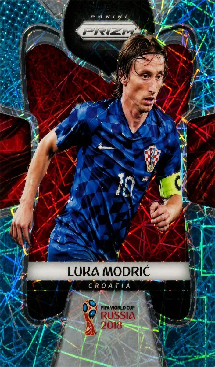2018 Panini Prizm World Cup Luka Modric [Light Blue Lazer] #229 card