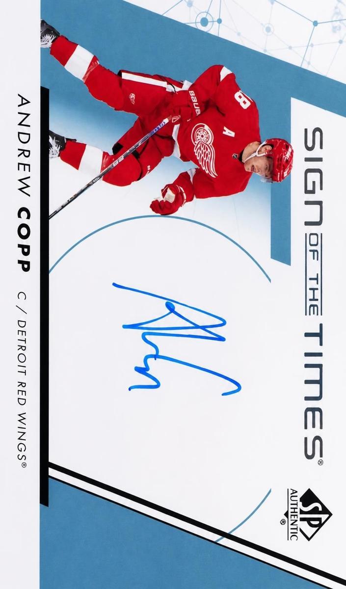 2022 SP Authentic Andrew Copp #SOTT-AC card