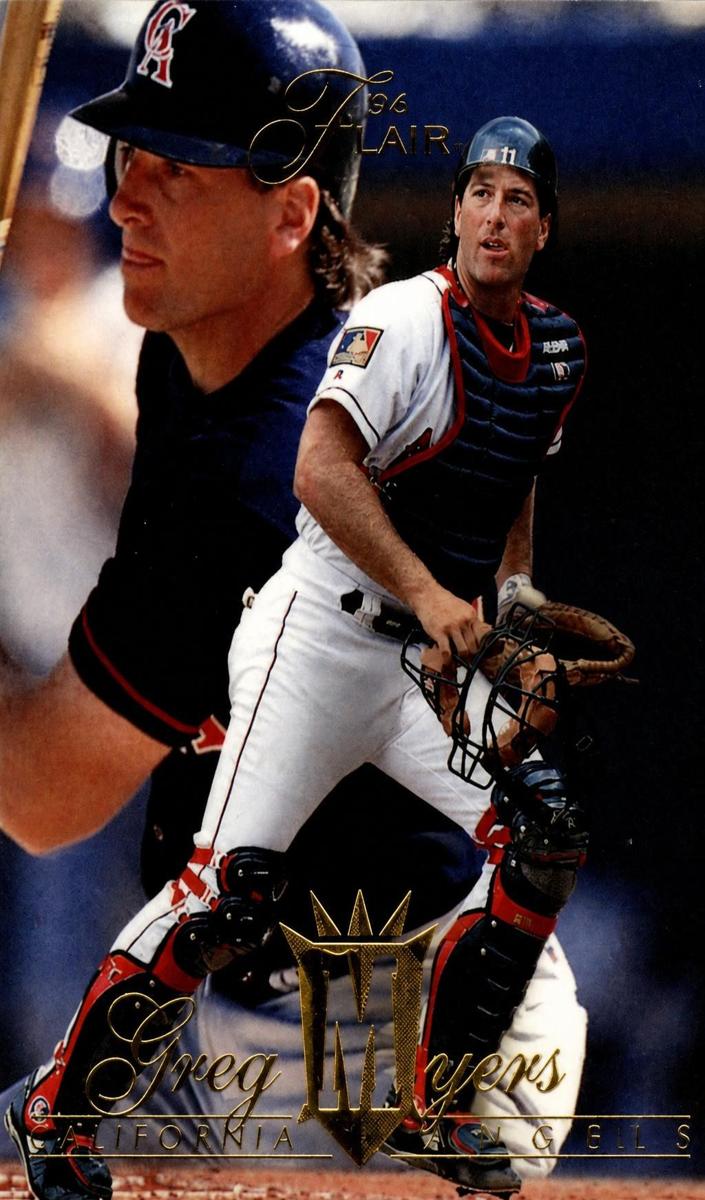 1994 Flair Greg Myers #25 card