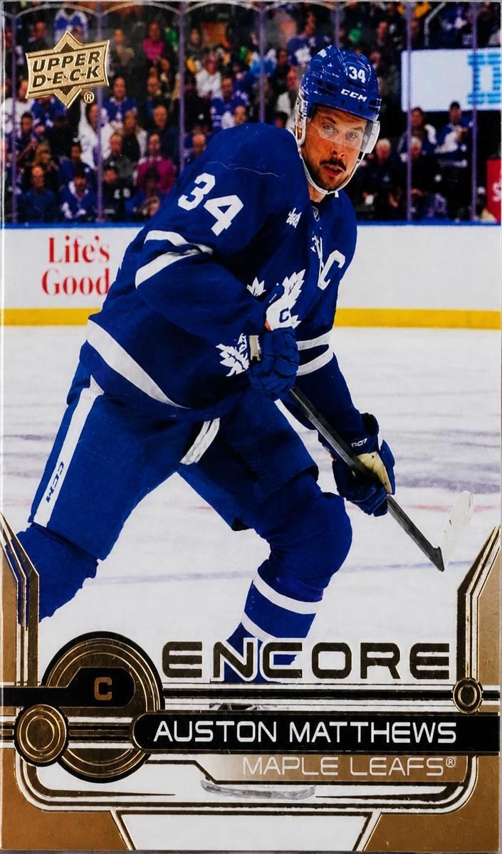 2024 Upper Deck Auston Matthews [Gold] #E-17 card