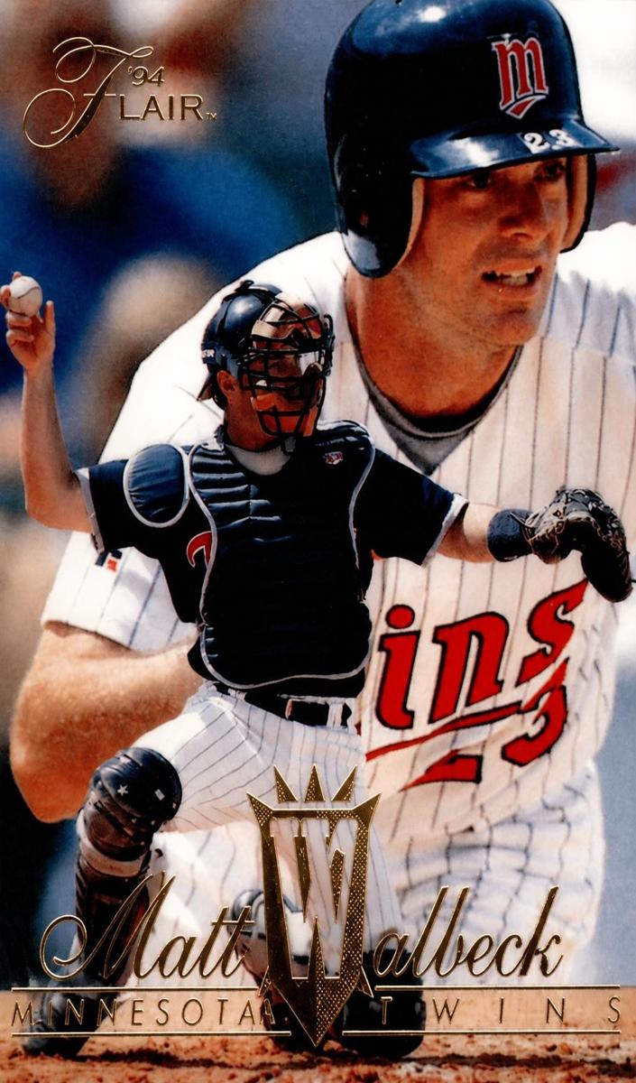 Matt Walbeck 1994 Flair Baseball