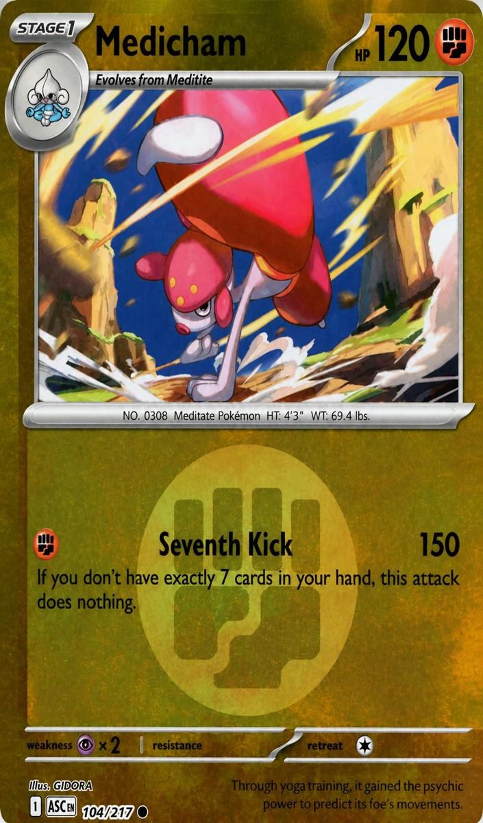 Medicham 2026 Pokemon Mega Evolution Ascended Heroes