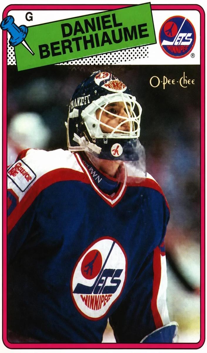 1988 O-Pee-Chee Daniel Berthiaume #142 card