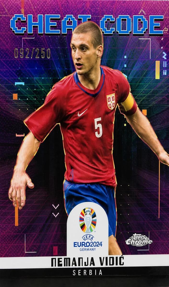 2024 Nemanja Vidic [Blue Refractor] #CC-12