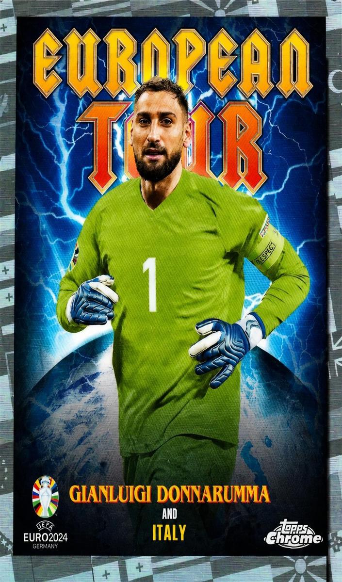 2024 Topps Chrome UEFA Euro Gianluigi Donnarumma #ET-1 card