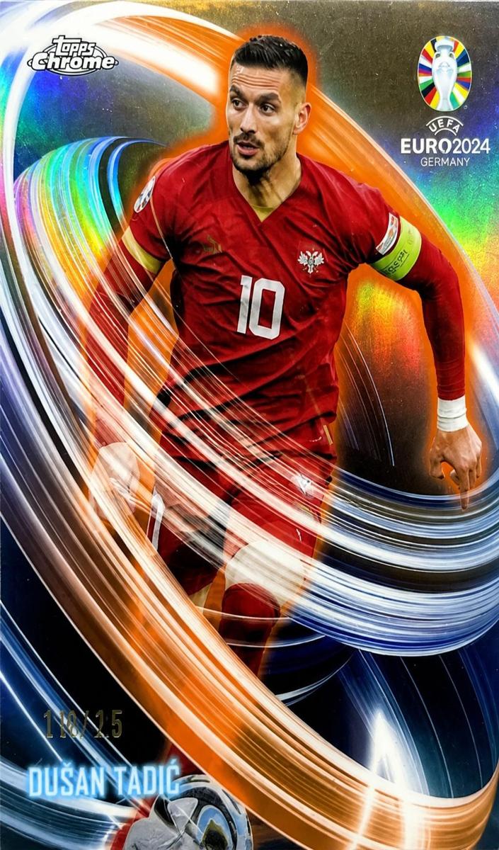 2024 Dusan Tadic [Orange Refractor] #NN-15
