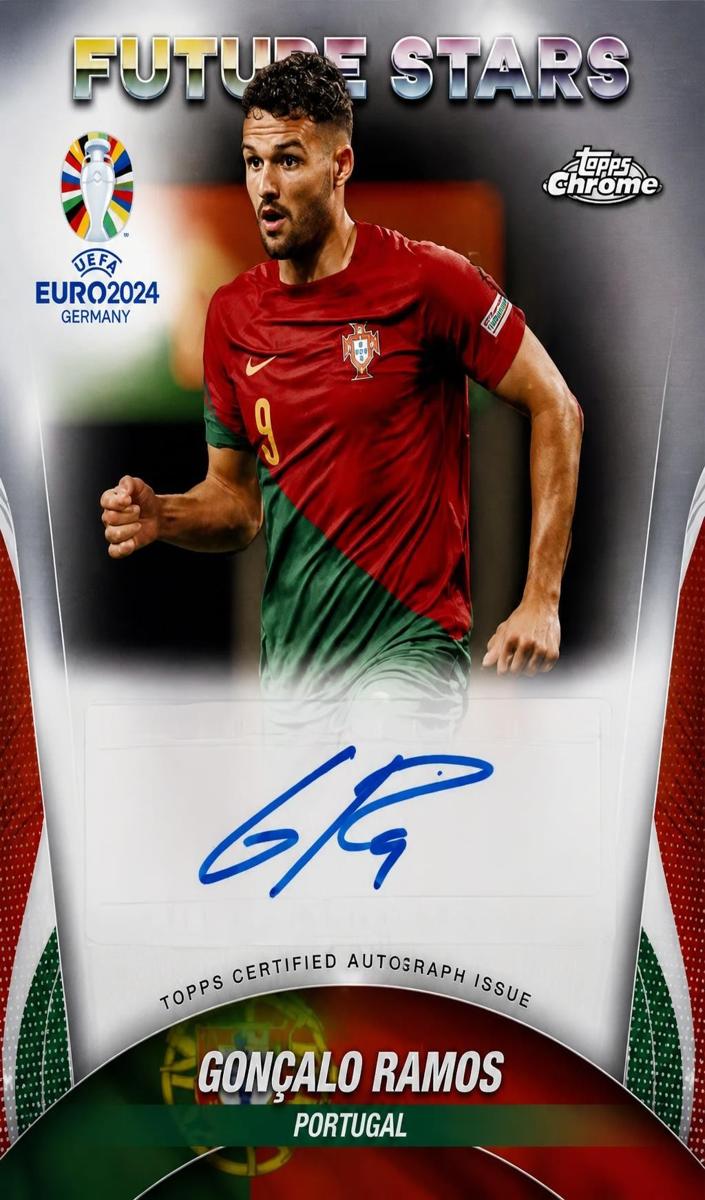 2024 Topps Chrome UEFA Euro Goncalo Ramos #FSA-GR card