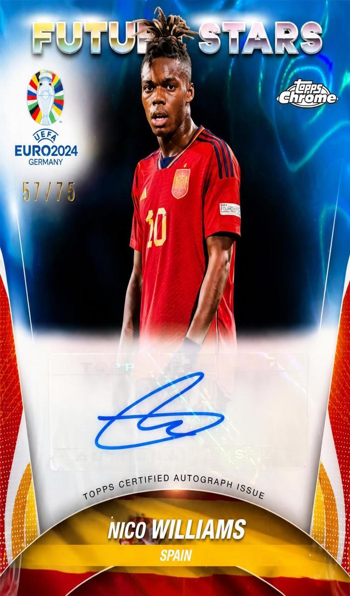 2024 Nico Williams [Blue Lava Refractor] #FSA-NW