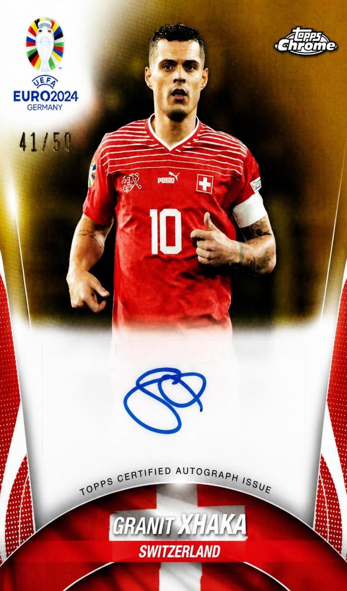 2024 Granit Xhaka [Gold Refractor] #CA-GX