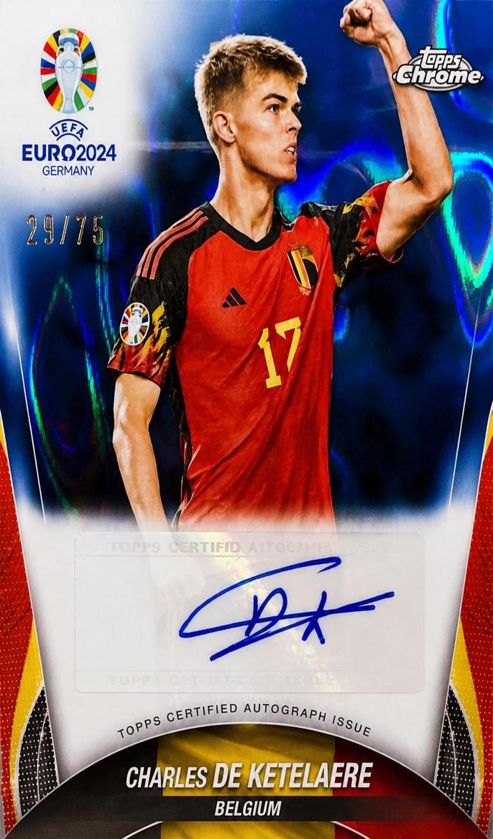 2024 Charles De Ketelaere [Blue Lava Refractor] #CA-CD