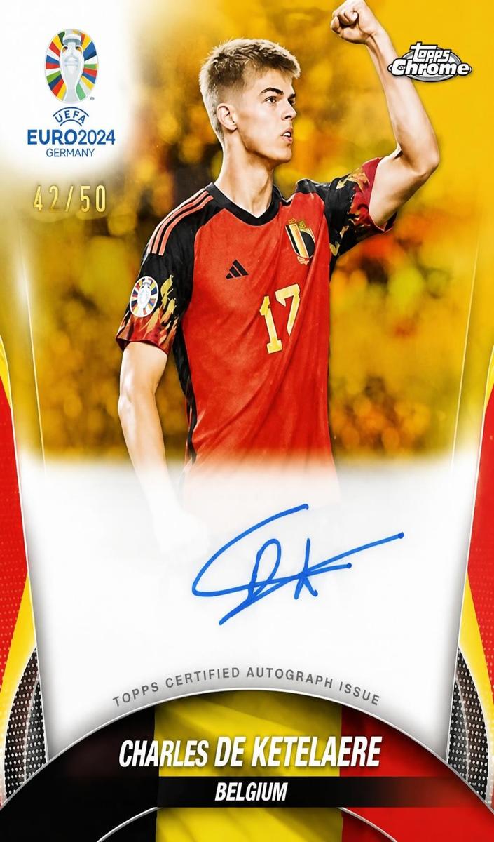 2024 Charles De Ketelaere [Gold Refractor] #CA-CD
