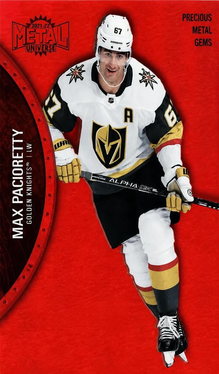 2021 Skybox Metal Universe Max Pacioretty [Blue Spectrum] #61 card