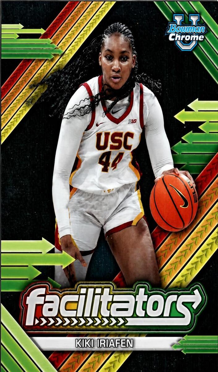 2024 Bowman Chrome University Kiki Iriafen #F-20 card
