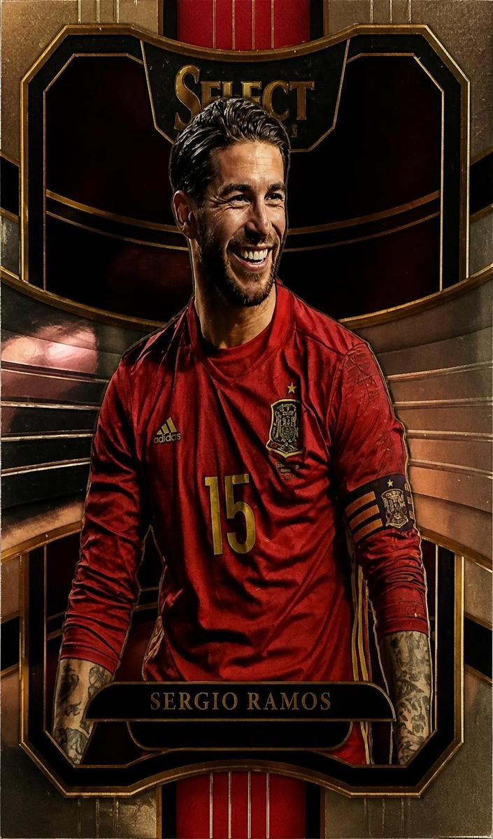 2017 Panini Select Sergio Ramos [Blue] #4 card