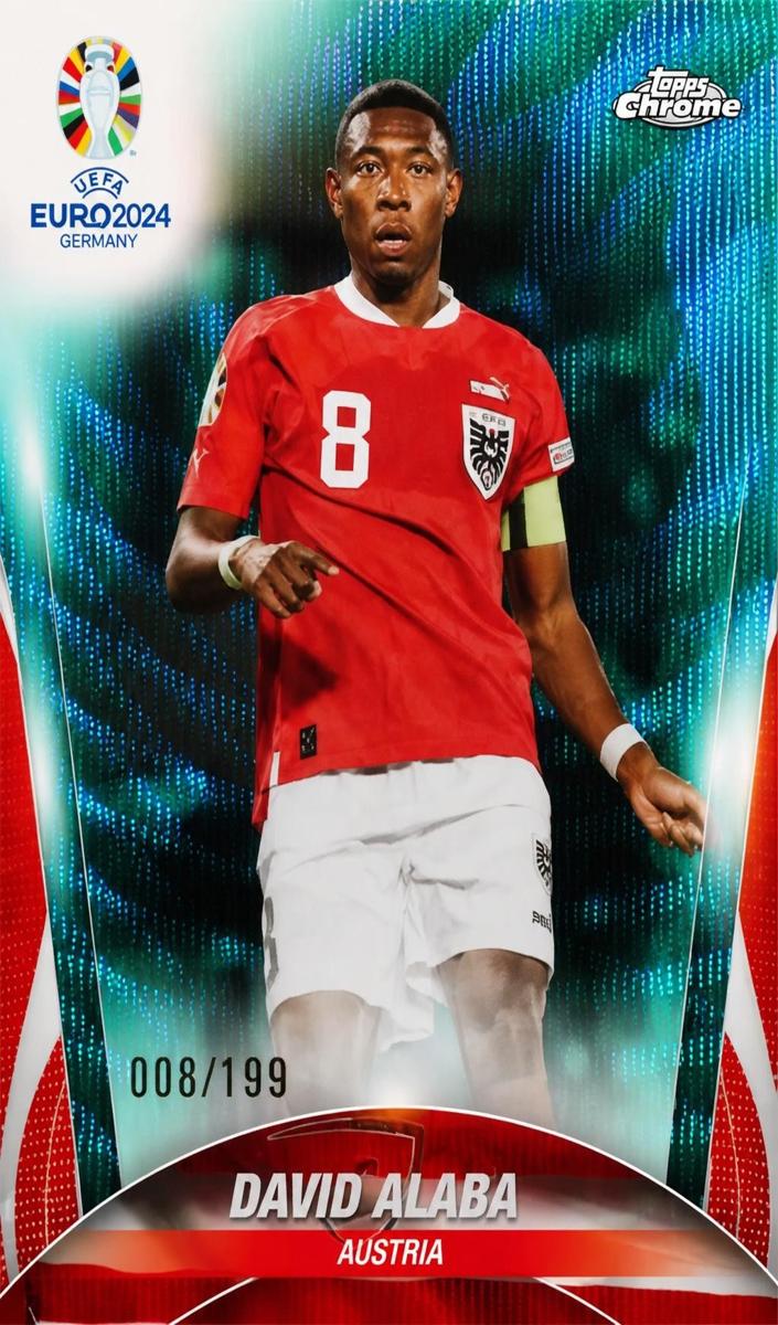 2024 David Alaba [Aqua Wave Refractor] #52