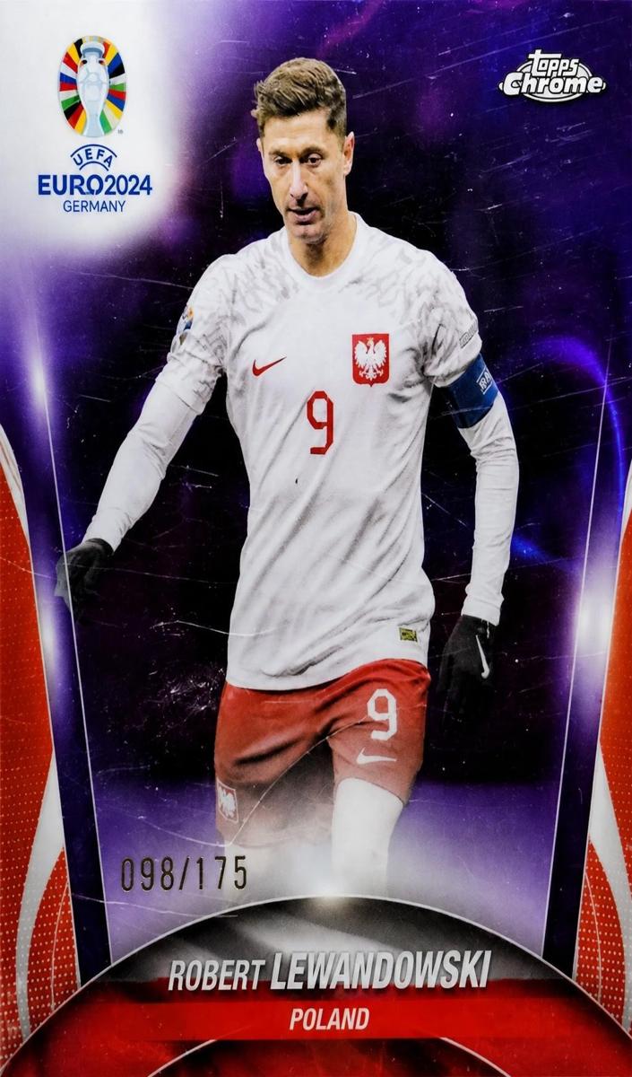 2024 Robert Lewandowski [Purple Lava Refractor] #9
