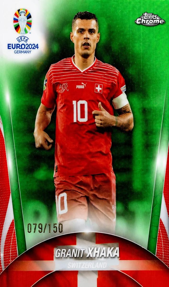 2024 Granit Xhaka [Neon Green Refractor] #57