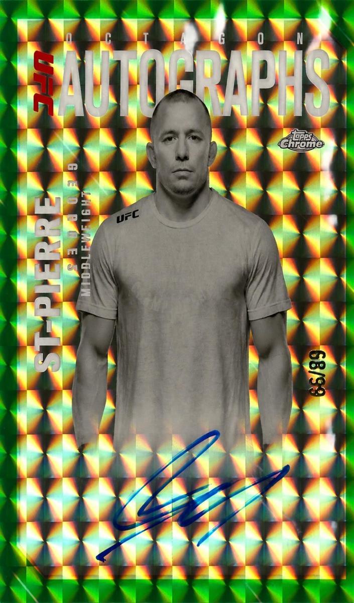 2025 Georges St-Pierre [Green Refractor] #OLA-GS