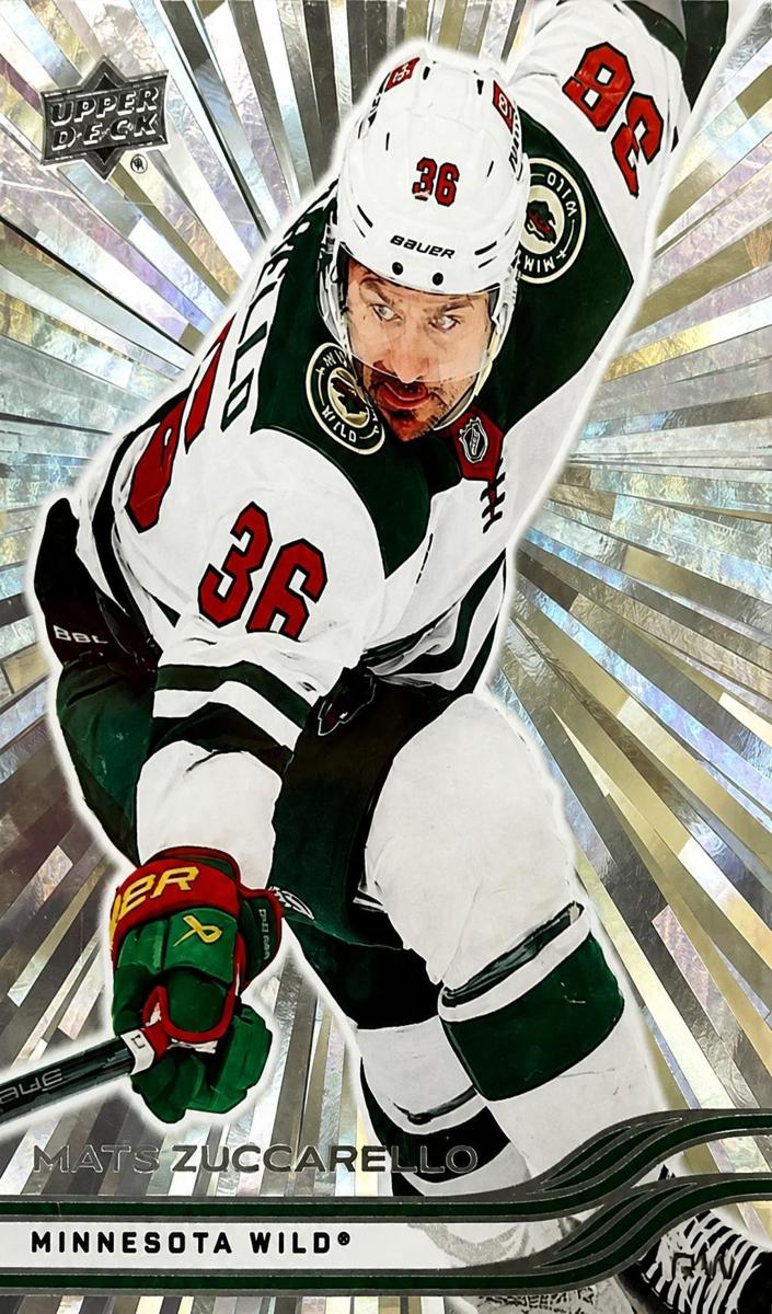 2025 Upper Deck Mats Zuccarello [Outburst Silver] #86 card