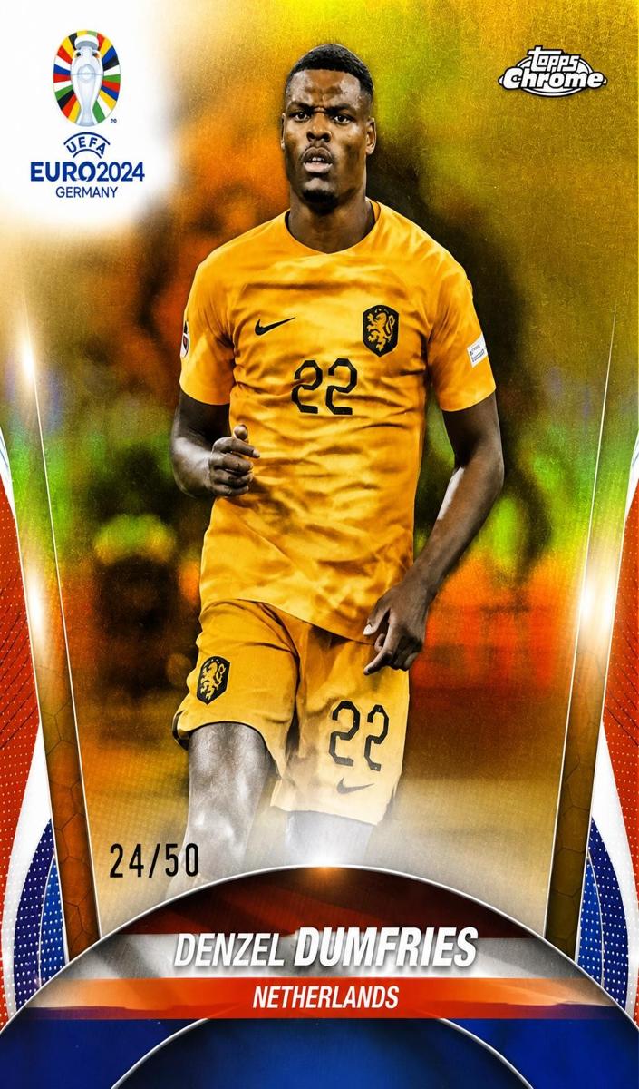 2024 Denzel Dumfries [Gold Refractor] #6