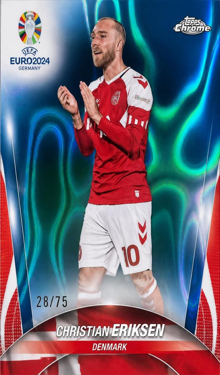 2024 Christian Eriksen [Blue Lava Refractor] #43