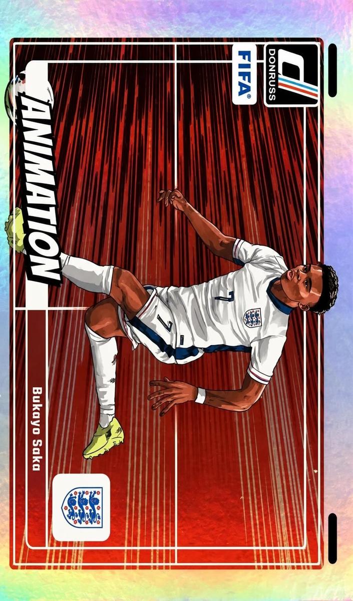 2024 Panini Donruss Bukayo Saka #7 card