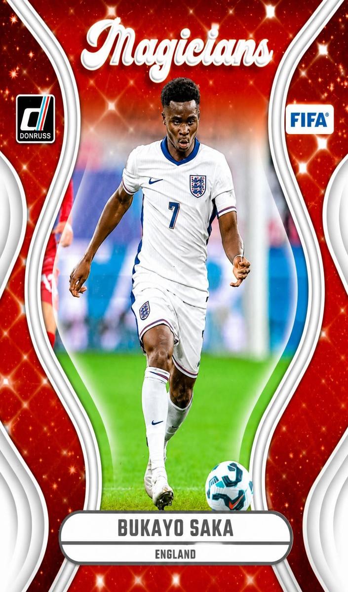 2024 Panini Donruss Bukayo Saka [Silver] #1 card
