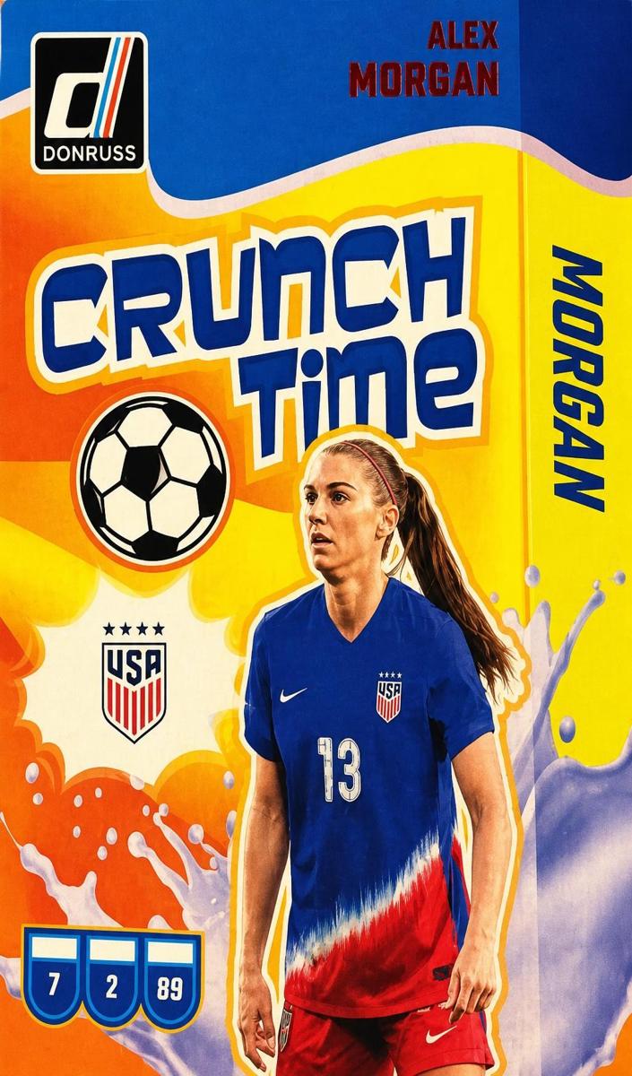 2024 Panini Donruss Alex Morgan [Red] #16 card