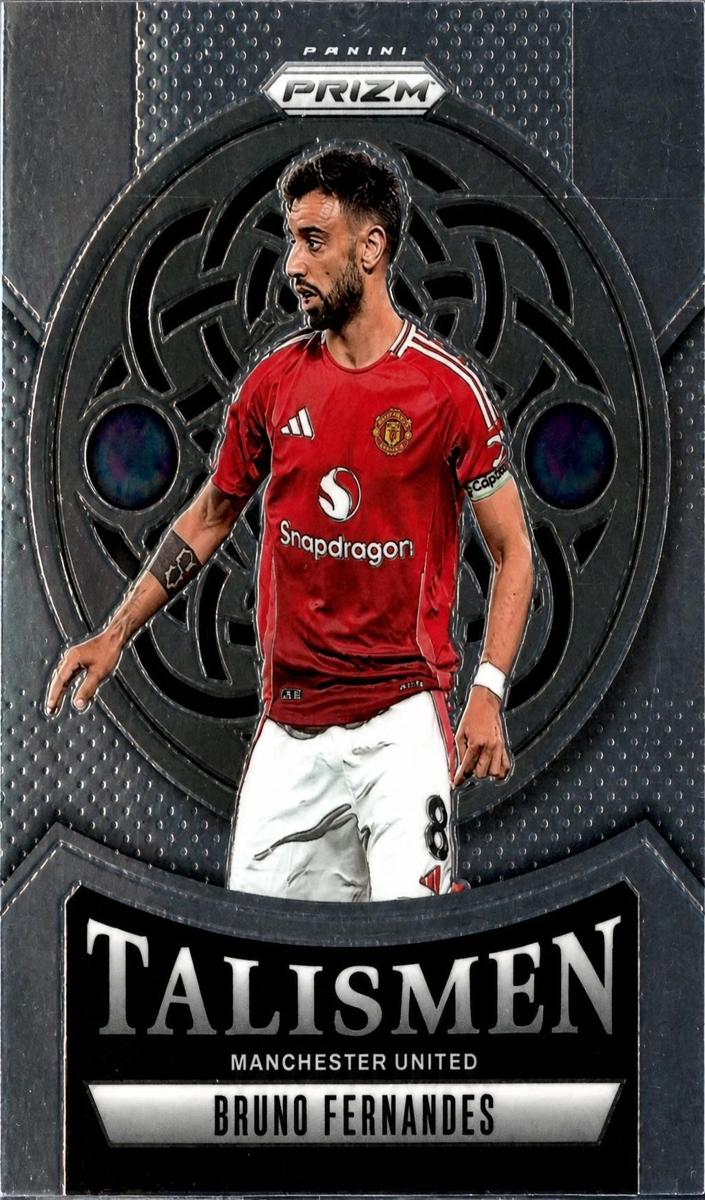 2024 Panini Prizm Premier League Bruno Fernandes #8 card