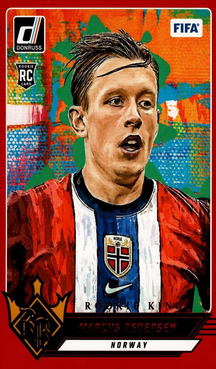 2024 Panini Donruss Marcus Pedersen [Red] #15 card