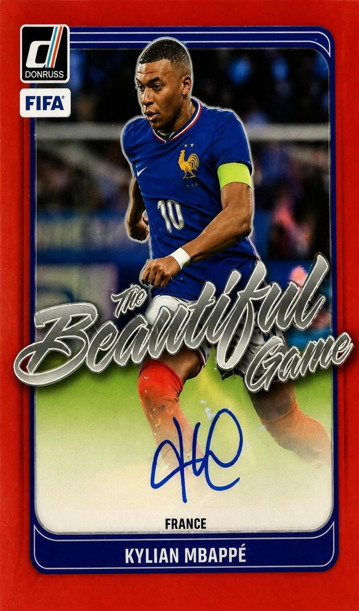 2024 Panini Donruss Kylian Mbappe [Red] #BG-KM card
